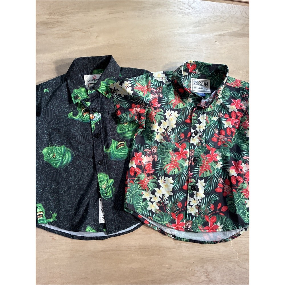RSVLTS Lot - Ghostbusters Slimmer & Goonies Truffle Shuffle Toddler Siz 18-24 M.